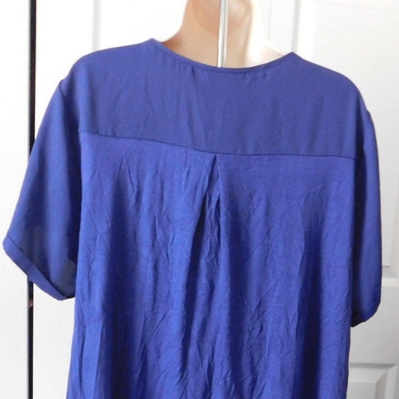 NWT Apt. 9 Petite Zipper Accent Tee Top Blouse - Picture 5 of 5